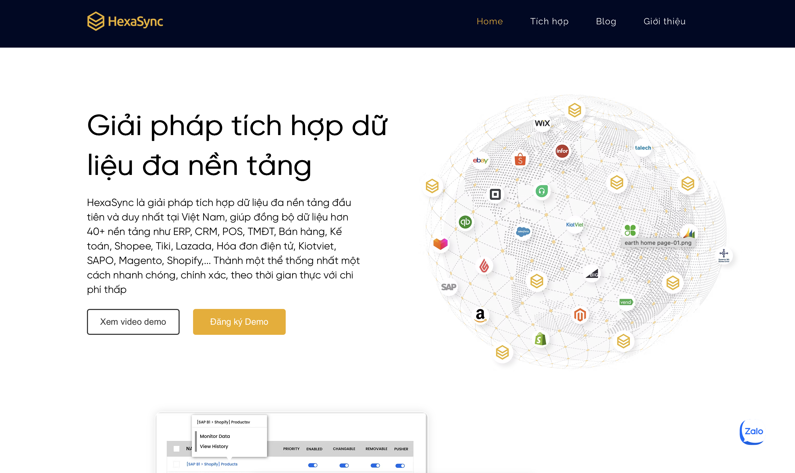 HexaSync - Enterprise Integration Platform